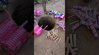 Different Types of Diwali Crackers Testing In Hole  पानी पानी Sound  महाबली बम  KIT KAT  Bullet [upl. by Carree]