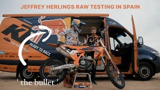 RAW  Jeffrey Herlings Final MXGP Testing in Spain [upl. by Ignatius]