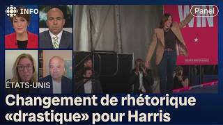 Panel américain  une fin de campagne difficile pour Kamala Harris [upl. by Nnylahs872]