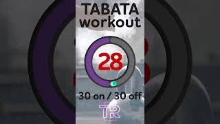 short TABATA workout 3030 NO MUSIC infinite loop [upl. by Yeroc]