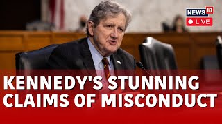 Senator John Kennedy LIVE  Senator John Kennedy Stunning Claims Of Misconduct  US News  N18L [upl. by Margalo319]