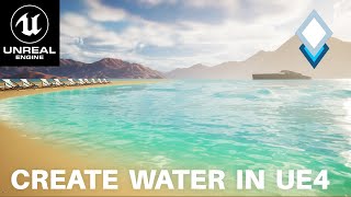 UE426 Water System Tutorial  How To Create Oceans Lakes and Rivers [upl. by Atir]