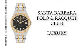 Обзор часов Santa Barbara Polo amp Racquet Club Luxury SB1105544 [upl. by Abisha469]