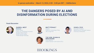 The dangers posed by AI and disinformation during elections [upl. by Nepean953]