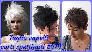 20 idee bellissime 🌷 per taglio capelli corti spettinati 2019 [upl. by Arlie]