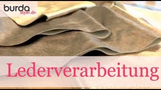 burda style – Lederverarbeitung [upl. by Dorehs]