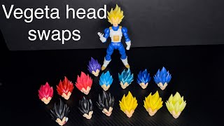 SH Figuarts Vegeta head swapsnew 20 ssj body [upl. by Solon]