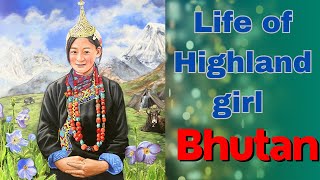 Life of A Nomadic Girl In Remote Himalaya World tallest unclimbed mountainGangkar Puensum Bhutan [upl. by Ful400]