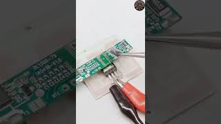 Using A Power Transistor For Heat And Melted Solder To Removen Reclaim Chips From Boardsgtu [upl. by Anelak]