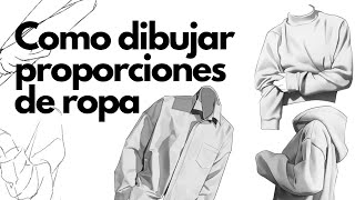 Aprende a dibujar ropa anatomíatutorial [upl. by Terhune355]