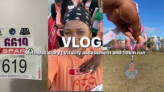 vlog  Wellness diaryvitality assessment the Spar 10KM women’s challenge  southafricanyoutuber [upl. by Sairacaz246]