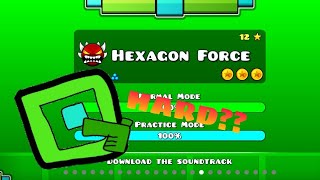 Hexagon force  Geometry Dash [upl. by Ainafetse]