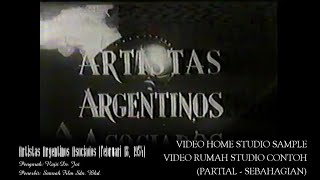 VHS Sample Artistas Argentina Asociados 1954 Partial [upl. by Namron315]