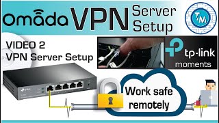 How to create a VPN server with TP Link Omada routers ER605 ER7206 IPsec  L2TP windows clients [upl. by Bank880]