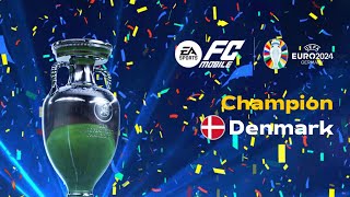 DENMARK VS FRANCE 30 UEFA EURO 2024 FINALS fc24 football fc25 fcmobile uefaeuro fifamobile [upl. by Ozkum]