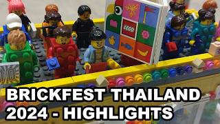 LEGO in Bangkok  Brickfest Thailand 2024 Highlights [upl. by Dnalon387]