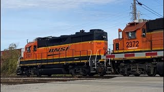 BNSF Local at Humboldt Ave St Louis Mo [upl. by Marylinda226]