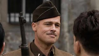 Inglourious Basterds 2009  Brad Pitt scene [upl. by Ahserak]