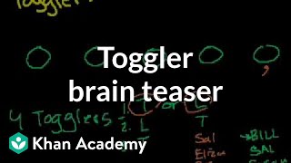 Toggler brain teaser  Puzzles  Math for fun and glory  Khan Academy [upl. by Ititrefen852]