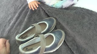 Rieker L32B545 Blue Combination Ballet Flats Shoes Size 36 Unboxing and Test [upl. by Joyan]