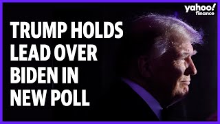 Trump holds tight lead over Biden in new poll ReutersIPSOS [upl. by Iztim910]