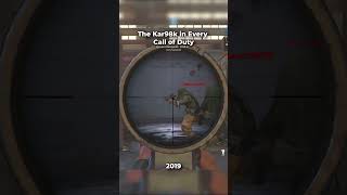 The Evolution of the Kar98 in Call of Duty 🤯 callofduty nostalgia [upl. by Maren]