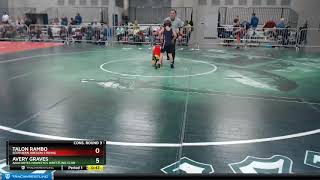 8U 62 Avery Graves Anacortes Hawkeyes Wrestling Club Vs Talon Rambo Southern Oregon Strong [upl. by Supmart786]