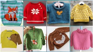 Beautiful Hand Knitted Baby Sweater Design  Latest Baby Sweater Design Knitting Pattern [upl. by Aland]