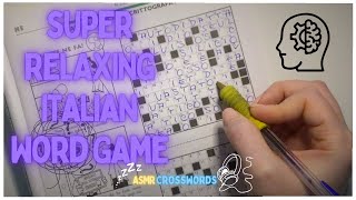 SUPER RELAXING WHISPERED ITALIAN WORD GAME  ASMR ITA MESE ENIGMISTICO  03 JAN 24 [upl. by Yerffe]