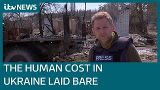 Crying for joy that we are still alive Human cost of resistance revealed at Chernihiv  ITV News [upl. by Iridissa]