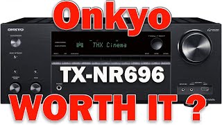 Onkyo TX NR696 AV Receiver [upl. by Sayce]