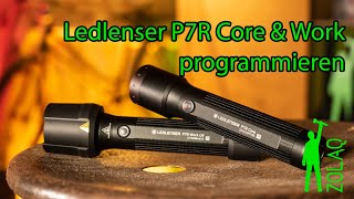 Ledlenser P7R Core amp Work programmieren [upl. by Ocsicnarf]