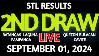 Stl Result Today 2nd draw September 01 2024 STL Batangas Live [upl. by Narton]