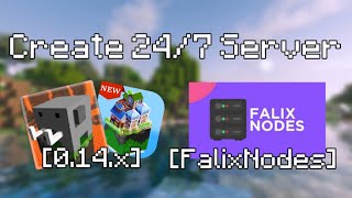 How To Create 247 CraftsmanMastercraft Server  FalixNodes  Mcpe 014x outdated [upl. by Fife]