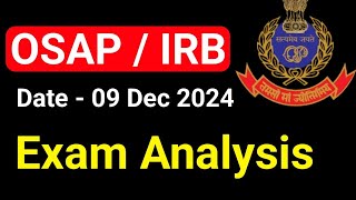 Osap IRB Exam Paper Analysis 9decOSAP IRB 1Shift Exam Analysis [upl. by Delgado]