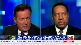 Larry Elder intellectually Bodyslams Piers Morgan Trayvon Martin Zimmerman Case [upl. by Aihpledalihp565]