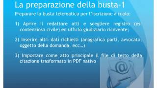 Liscrizione a ruolo telematica della citazione cartacea [upl. by Oinotnas534]