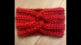 How to Crochet a Headband Super fast and easy crochet headband tutorial [upl. by Lubin]