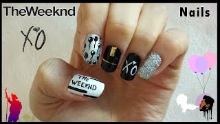 The Weeknd Nail Art [upl. by Lamarre965]