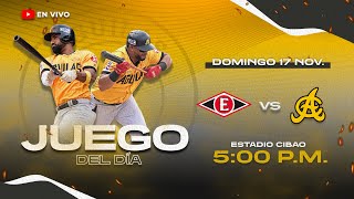 LEONES DEL ESCOGIDO VS ÁGUILAS CIBAEÑAS  SERIE REGULAR 202425 [upl. by Karub927]