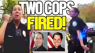 Two Female Cops Get Fired After Doing This [upl. by Aihseit]