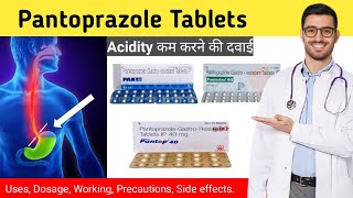 Pantoprazole 40 mg hindi  Pantoprazole tablet uses in hindi  Pan 40 tablet [upl. by Ramedlab989]