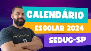 CALENDÁRIO ESCOLAR 2024 ATENÇÃO PROFESSORES E ESTUDANTES [upl. by Zehcnas]