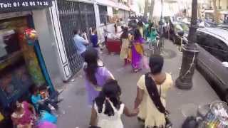 La Chapelle Paris Tamil Temple de Sri Manicka Vinayakar Alayam Kovil Theer 2015 Part 29 [upl. by Rior437]