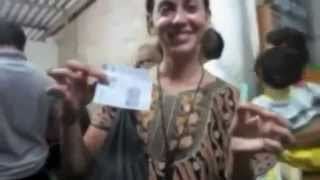 Beautiful Foreign women bald in India [upl. by Austreng]