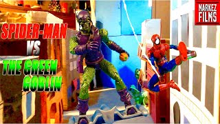 SpiderMan VS The Green Goblin STOP MOTION Animation [upl. by Raseda]