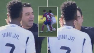 🔥The Confrontation Between Xavi And Vinícius In Barcelona Vs Real Madrid Tension In The Classic [upl. by Akelam]