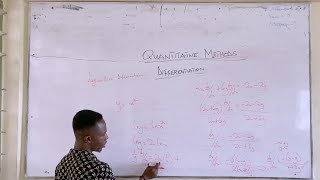 QUANTITATIVE METHODS  DIFFERENTIATION RULES OF DIFFERENTIATION PART 1 [upl. by Staley765]