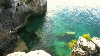 Indian Head Cove  Tobermory Ontario Canada [upl. by Elaynad605]