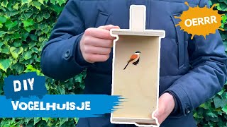 Vogelhuisje van hout  OERRR DIY [upl. by Voe]